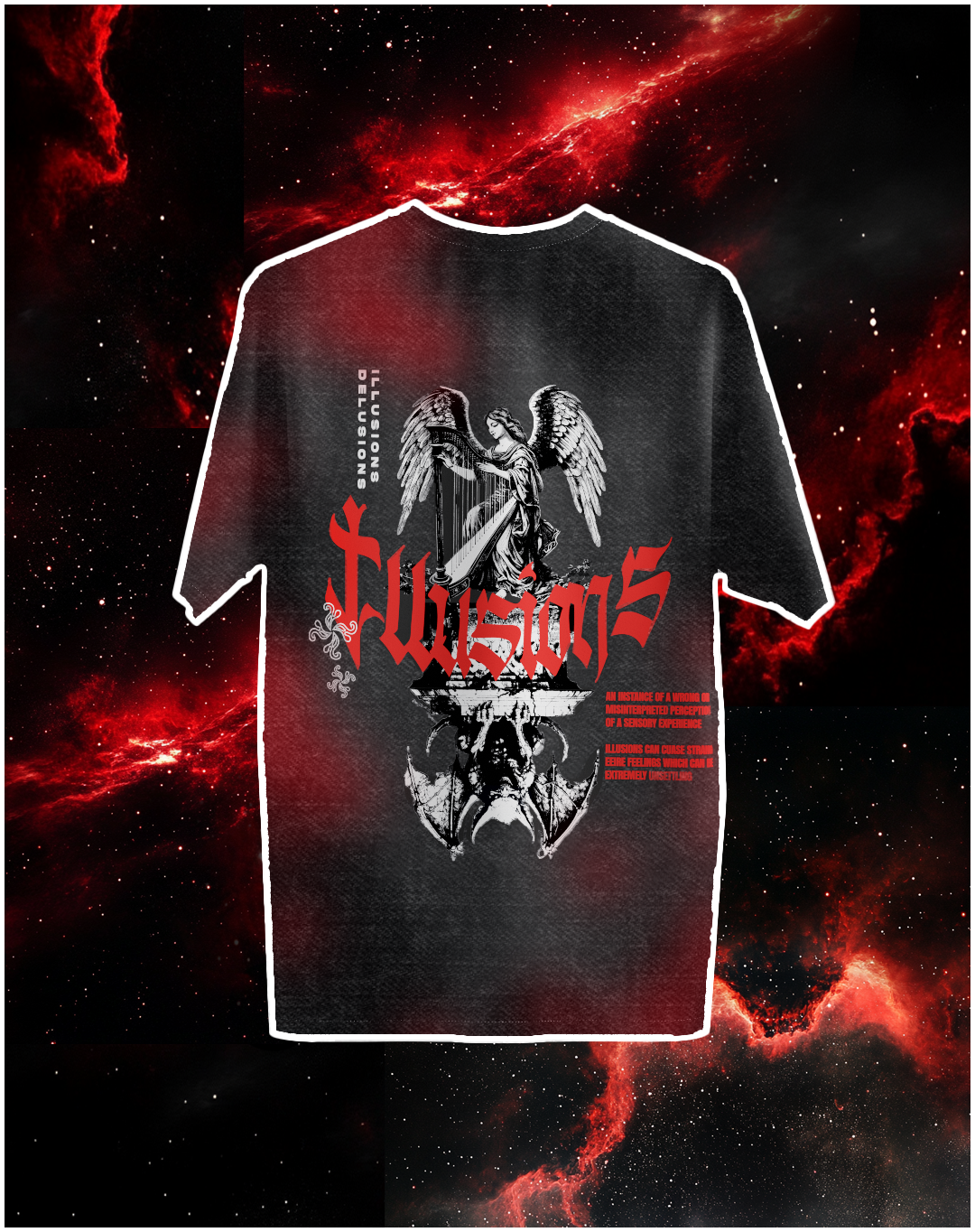 Illusions oversized t-shirt