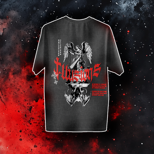 Illusions oversized t-shirt
